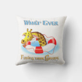 あなたのキリンを浮かび上がらせるものは2 クッション (裏面)