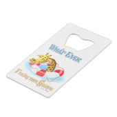 あなたのキリンを浮かび上がらせるものは2 クレジットカード栓抜き (裏面アングル)