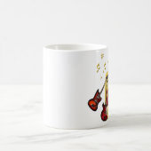 あなたのギターを選んで下さい コーヒーマグカップ (中央)