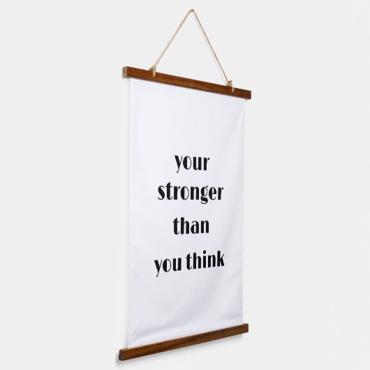 あなたのギフトの壁考えの装飾よりも強い 吊り下げ型タペストリー (傾斜あり)