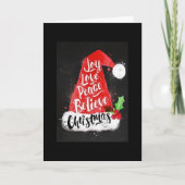 あなたのクリスマスが元気で明るく過ごせますように シーズンカード (正面)