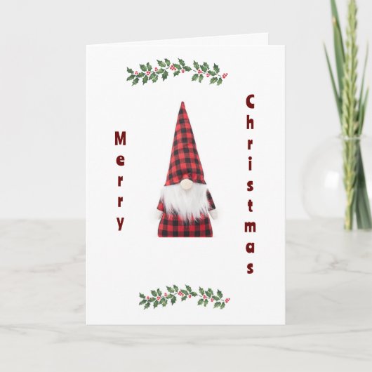 あなたのクリスマスが「最も幸せな」ホリデーカードであることを願う シーズンカード (正面)