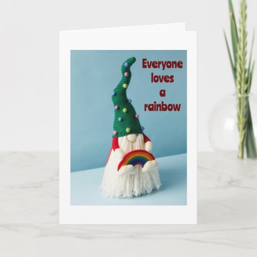 あなたのクリスマスが「最も幸せ」であることを願う シーズンカード (正面)