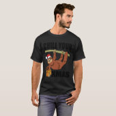 あなたのクリスマススロスクリスマスを冷やす Tシャツ (正面フル)