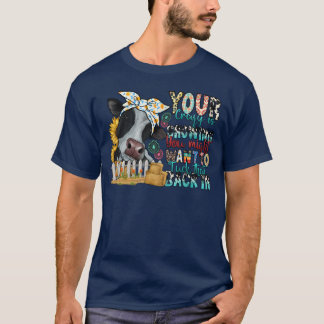 あなたのクレイジーが見え隠れしています、隠しておいた方がいいかも Tシャツ