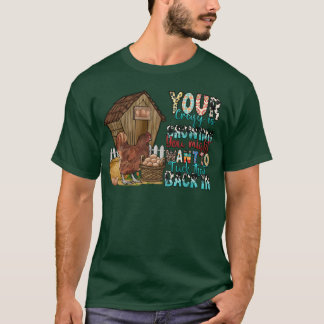 あなたのクレイジーが見え隠れしているよ、バックすべきだよ少年 Tシャツ