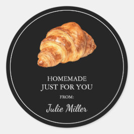 あなたのクロワッサンのレーベルのための自家製 ラウンドシール