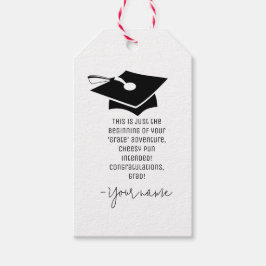 あなたの'グラート'アドベンチャーチーシー卒業に着手 ギフトタグ