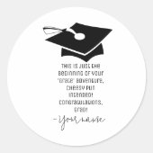 あなたの'グラート'アドベンチャーチーシー卒業に着手 ラウンドシール (正面)