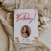 あなたのケーキのろうそくが輝きますように 招待状