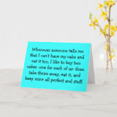 あなたのケーキのバースデー・カードを食べて下さい カード (黄色い花)