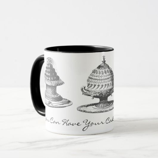 あなたのケーキを持ち、食べて下さい! マグカップ (正面左)