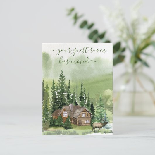 あなたのゲストルームはキャビンマウンテンフォレストを移動した 案内ポストカード (スタンド正面)