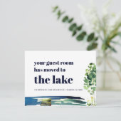 あなたのゲストルームは湖ニューホームに移動した 案内状 (スタンド正面)