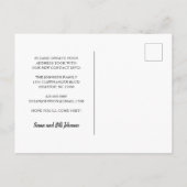 あなたのゲストルームムーヴド赤面とティール(緑がかった色)マウンテンズAnn 案内ポストカード (裏面)