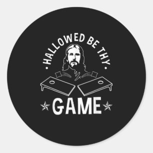 あなたのゲームはクリスチャンのコーンホールイエスになることを許可 ラウンドシール