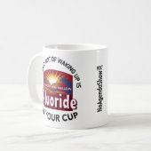 あなたのコップのフッ化物 コーヒーマグカップ (正面左)