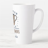 あなたのコーヒーが娘のコーヒーより強くなってほしい カフェラテマグ (右)