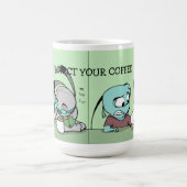 あなたのコーヒーを保護して下さい コーヒーマグカップ (中央)