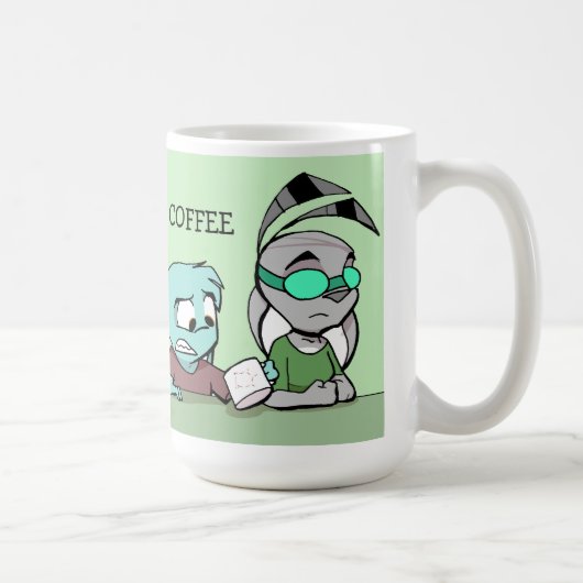 あなたのコーヒーを保護して下さい コーヒーマグカップ (右)