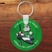 あなたのゴルファーのゴルフクラブ名ゴルフクラブオーナー キーホルダー (正面)