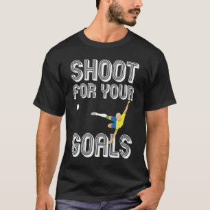あなたのゴールのための撮影ブラジル蹴りボール Tシャツ