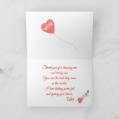 あなたのゴールデンレトリバーの犬からの母の日の愛 カード (内部)