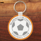 あなたのサッカークラブ名キーチェーン キーホルダー (正面)