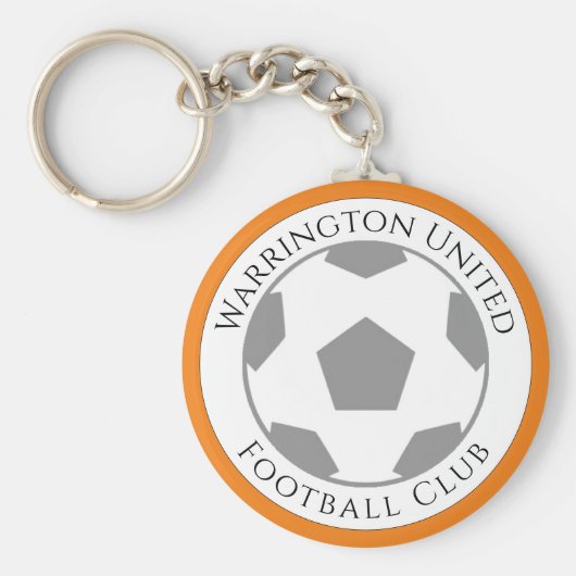 あなたのサッカークラブ名キーチェーン キーホルダー (正面)