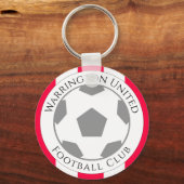 あなたのサッカークラブ名キーチェーン キーホルダー (正面)