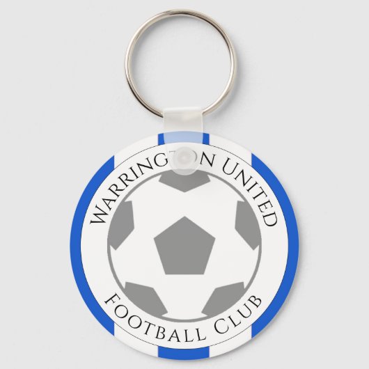 あなたのサッカークラブ名キーチェーン キーホルダー (正面)
