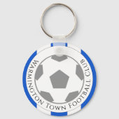 あなたのサッカークラブ名キーチェーン キーホルダー (正面)