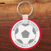 あなたのサッカークラブ名キーチェーン キーホルダー (裏面)