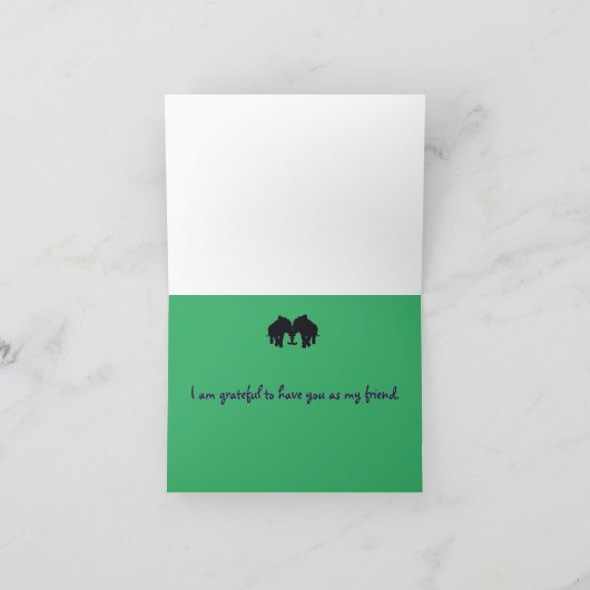 あなたのサポートをありがとう サンキューカード (内部)