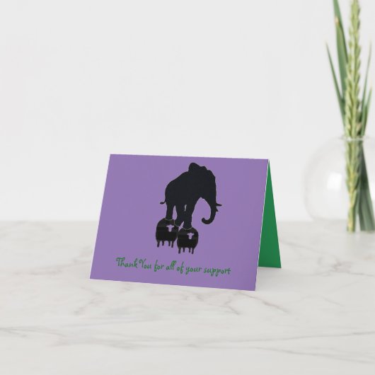 あなたのサポートをありがとう サンキューカード (正面)