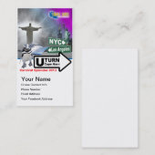 あなたのサリーをペンギンCCの巡航カードカスタマイズ 名刺 (正面/裏面)