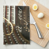 あなたのサービスふきんのオルガン奏者 キッチンタオル (四つ折り)