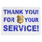 あなたのサービスをありがとう ラージペーパーバッグ (正面)