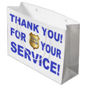 あなたのサービスをありがとう ラージペーパーバッグ (裏面アングル)