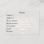 あなたのサービス業カード#4のオルガン奏者 名刺 (裏面)