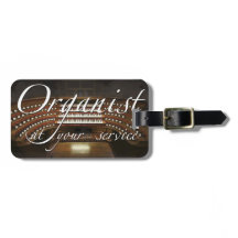 あなたのサービス荷物のラベルのオルガン奏者