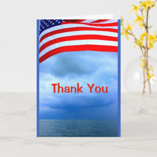 あなたのサービス軍隊を感謝していしていますありがとう カード (黄色い花)