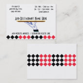 あなたのサービス飲食業カード 名刺 (正面/裏面)