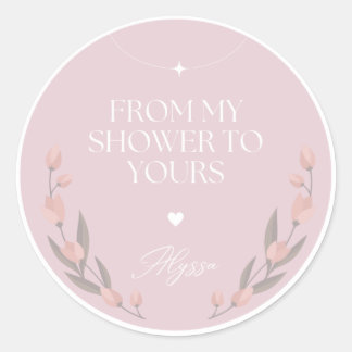 あなたのシャワーから私のシャワーへ ラウンドシール