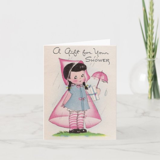 あなたのシャワーのためのギフト カード (正面)