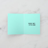 あなたのショットで私を打最高のつ- Coffee Punグリーティング カード (内部)