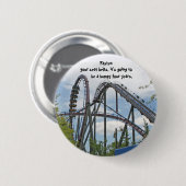 あなたのシートベルトを留めて下さい 缶バッジ (正面&裏面)