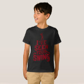 あなたのスイングゴルフスイングデザインを見た動揺して Tシャツ (正面フル)