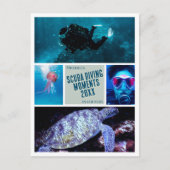 あなたのスキューバダイビングスキューバダイビング写真はがき ポストカード (正面)