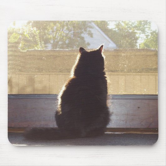 あなたのスクリーンを1日中凝視 マウスパッド (正面)